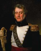 Jean joseph Taillasson, A portrait of Brigadier General Jean Baptiste Plauche by Jean Joseph Vaudechamp
